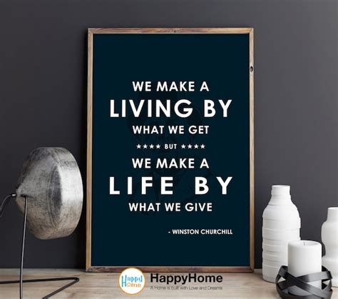 Winston Churchill Quotes Wall Art Poster Motivational - Etsy