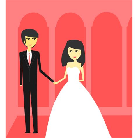 222 1001 2 wedding flat design | Free SVG