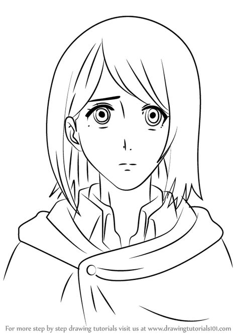 How to Draw Petra Ral from Attack on Titan (Attack on Titan) Step by ...