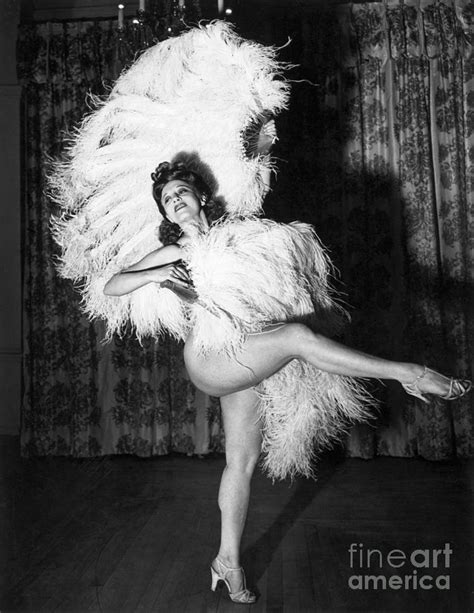 Sally Rand In Famous Fan Dance by Bettmann