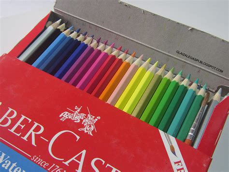 Faber-Castell 48-pc. Watercolor Pencils - Color Chart - Glai's Creative Life