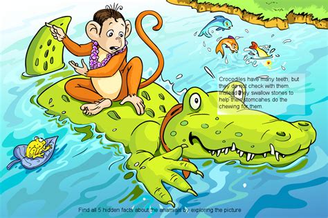 Monkey And The Crocodile - by Niyaa - A Panchatantra Classic Education Books free app for iPhone ...