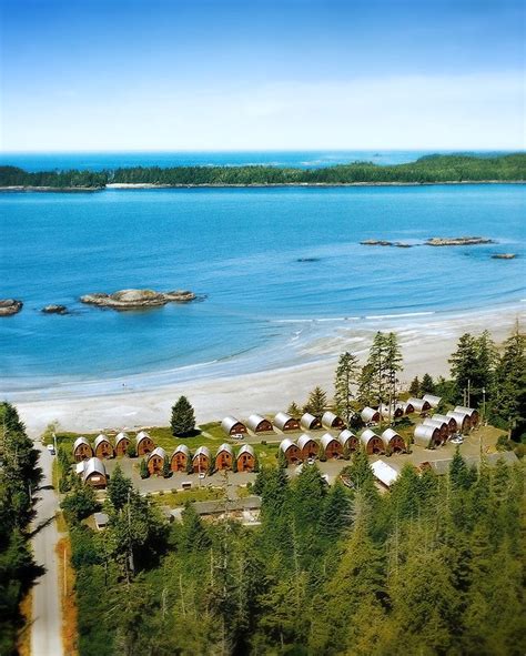 Tofino Cabins | Ocean Village Resort | Vancouver travel, Canada travel, Tofino vancouver island