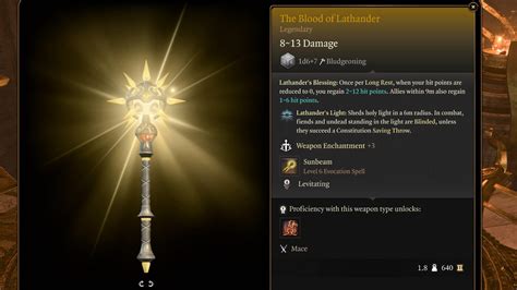 Consecrated Mace Weapon (mace), Rare (enhanced Attunement, 42% OFF