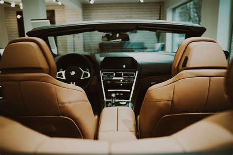 Interior Design of a Convertible Car · Free Stock Photo