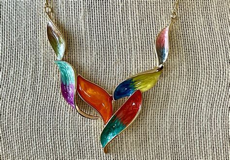 Statement Necklace, Statement Necklace for Women, Multi Statement Necklace, Multi Color ...