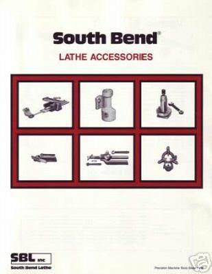 South Bend Lathe Accessories Catalog Manual