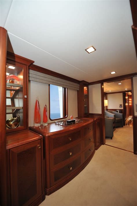 Nordhavn 120-Master Stateroom-Custom Yacht Interior Design-Destry Darr Designs | Yacht interior ...