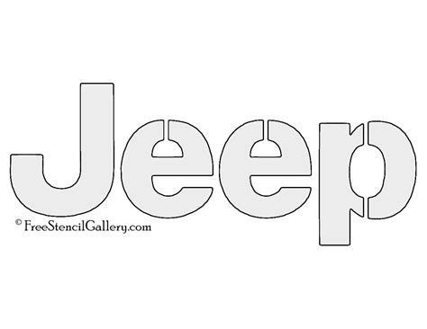 Jeep Logo Stencil | Free Stencil Gallery