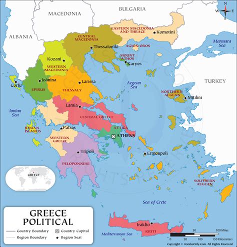 Regions of Greece : r/MapPorn