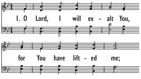 O LORD, I WILL EXALT YOU | Digital Songs & Hymns