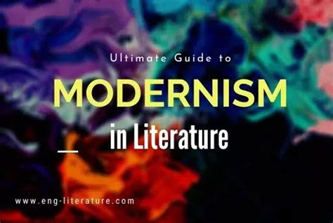 Modernism | Definition, Philosophy, Characteristics, Examples in Literature - All About English ...