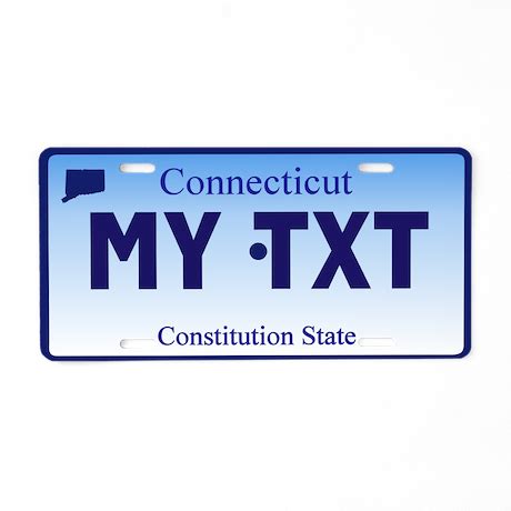 Connecticut - Constitution State - License plate by WerewolfSpeedShop