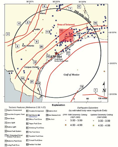 East Texas Fault Line Map