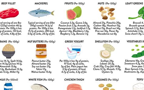 High Protein Foods Reference Chart PRINTABLE INSTANT | lupon.gov.ph