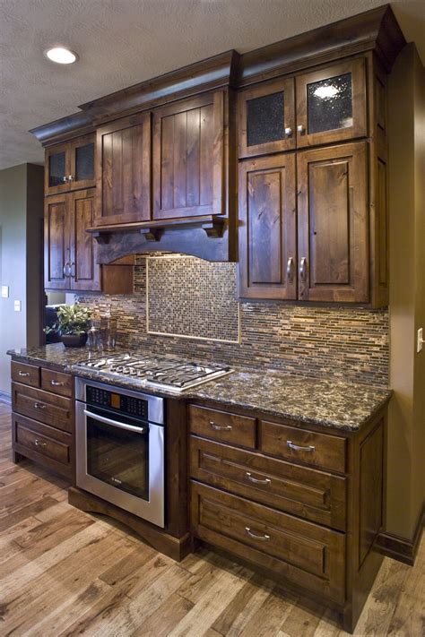 8 Images Knotty Alder Kitchen Cabinets Pictures And View - Alqu Blog