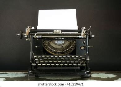 Retro Classic Old Typewriter Paper Sheet Stock Photo 1729197541 | Shutterstock