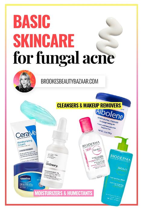 Skincare Routine for Fungal Acne - Basic Cleanser, Moisturizer, Active ...