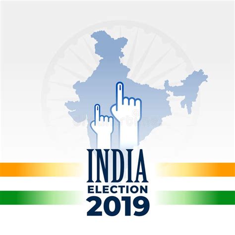 Indian Election 2019 Banner Design Stock Vector - Illustration of ...