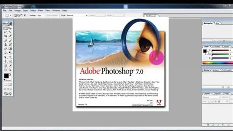 Adobe Photoshop 7.0 ดาวน์โหลด Windows 7 32 บิตและ 64 บิต - ภาษาไทย