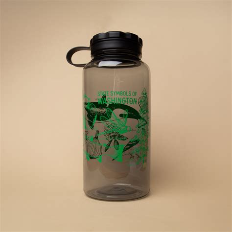 WA State Symbols Water Bottle – Tender Loving Empire