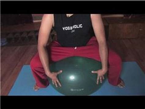 Yoga Exercises : Exercises on a Yoga Ball - YouTube