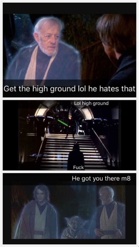 high ground - Meme by Bobafett344 :) Memedroid