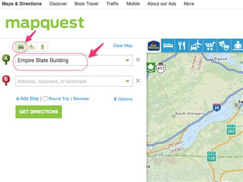 How to Get Driving Directions on MapQuest - Next Generation