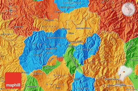 Political Map of Tungurahua