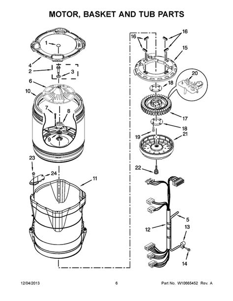 Washing Machine Whirlpool Cabrio Washer Parts Diagram | Webmotor.org