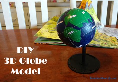 DIY 3D Globe Model for School Project - Fabulous Mom Life