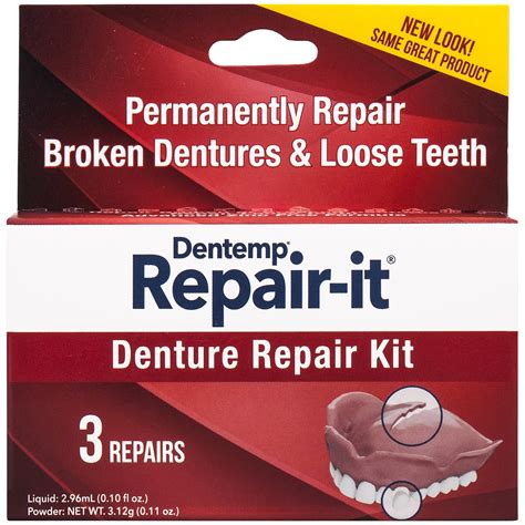 D.O.C. Repair-It Denture Repair Kit, 3 Repairs, Kit | Walmart Canada
