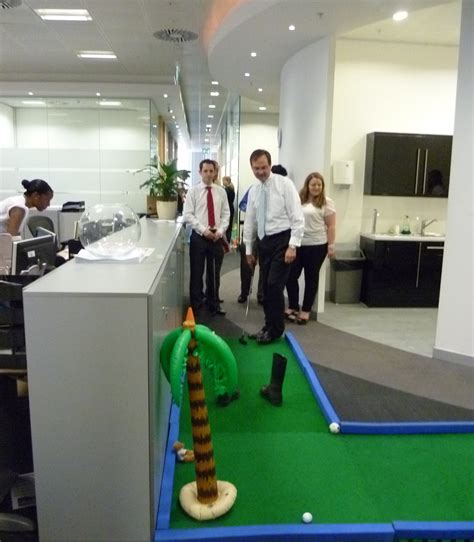 Indoor Mini Golf banish the office boredom! - Crazy Golf Blog