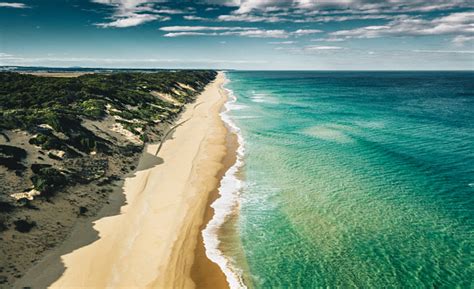 Aerial View Of The Southern Australian Coastline Stock Photo - Download ...