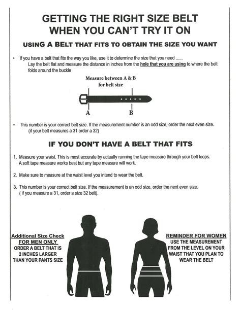 How to Choose Your Belt Size | Belt Sizing Chart | Red Monkey – Red ...