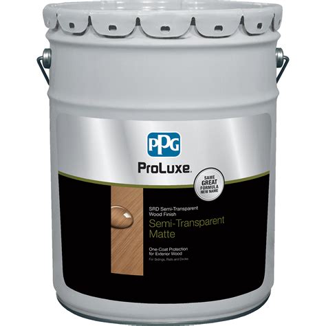 PROLUXE SRD Semi-Transparent Wood Finish - Professional Quality Paint Products - PPG