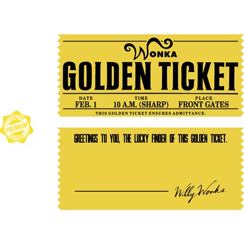 Wonka Golden Ticket logo, Vector Logo of Wonka Golden Ticket brand free download (eps, ai, png ...