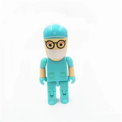lastest gadget high speed New arrival Robot doctor shaped usb flash drive medical free shipping ...