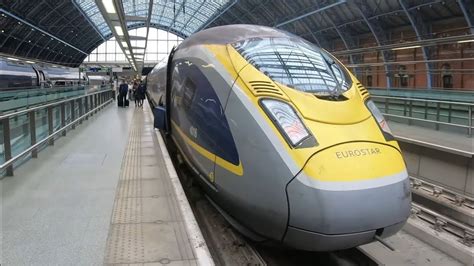 Eurostar Paris to London, via Channel tunnel, First Class Train trip 4K - YouTube