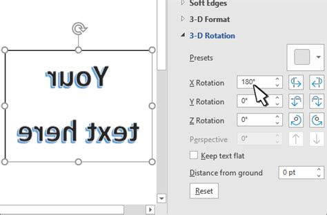 Microsoft Office Tutorials: Reverse or mirror text in word