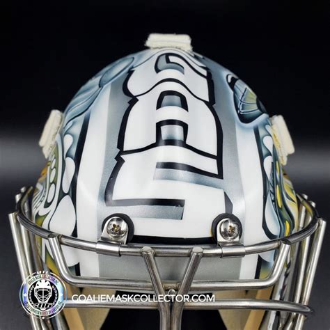 Adin Hill Goalie Mask Unsigned V3 2023 Las Vegas Tribute – Goalie Mask ...