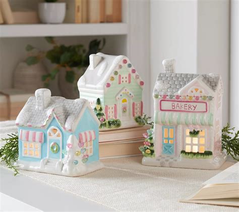 Hallmark Channel Christmas Village With Lights, Set Of ...