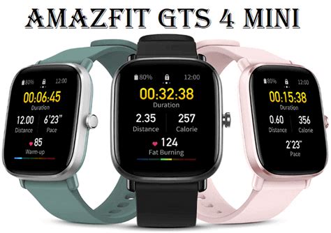 Amazfit GTS 4 Mini SmartWatch: Specs, Price, Pros & Cons - Chinese ...