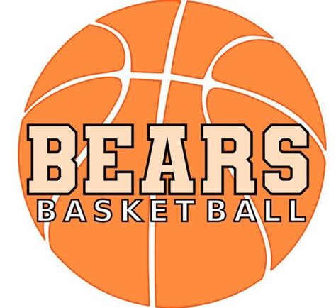 the bears basketball logo is shown