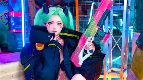 1366x768 Rebecca Cosplay Game X Cyberpunk Edgerunners Laptop HD ,HD 4k ...