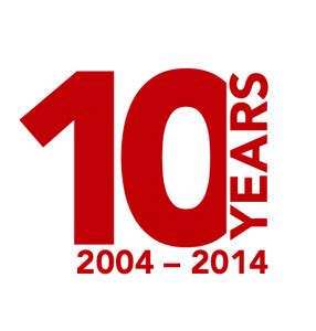 10 years | Logo design | Pinterest | 10 years, Anniversary logo and Logos
