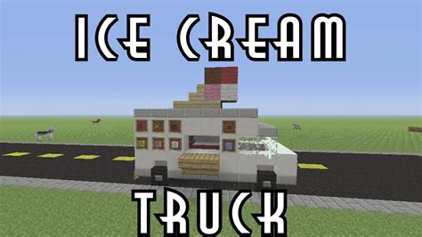 Minecraft Vehicle Tutorial - Ice Cream Truck - YouTube