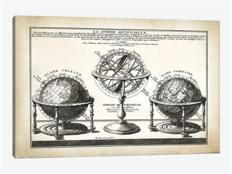La Sphere Canvas Artwork by PatentPrintStore | iCanvas