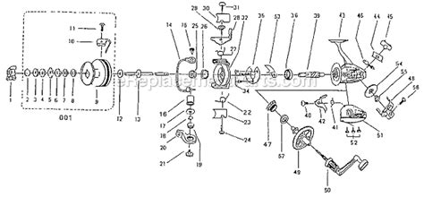 Shakespeare 2100-070 Parts List and Diagram : eReplacementParts.com