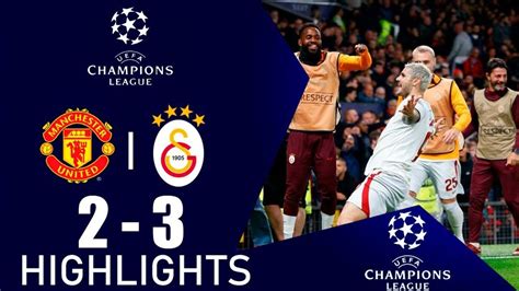 HIGHLIGHTS & GOALS Man Utd vs Galatasaray (2-3, UEFA Champions League)